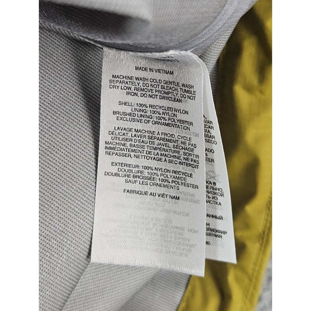 Mountain Hardwear Threshold Rain Jacket Men's XXL Desert Yellow Dry Q Core NWT - Picture 14 of 15